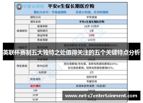 英联杯赛制五大独特之处值得关注的五个关键特点分析